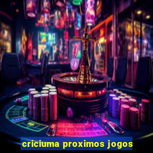 criciuma proximos jogos